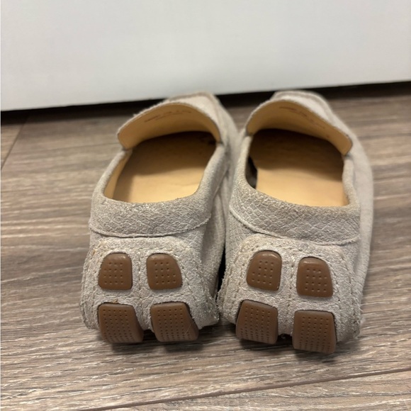 Cole Haan Shelby Driver Metallic Snake Embossed Leather Loafers Women 7 - Picture 2 of 4